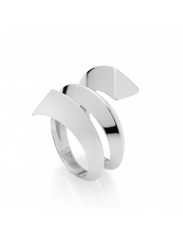 Anello a spirale triangoli