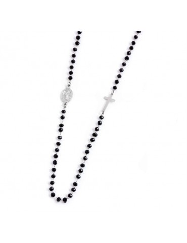 Collana rosario cristalli-...