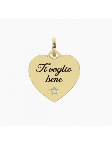 Ciondolo cuore|ti voglio...
