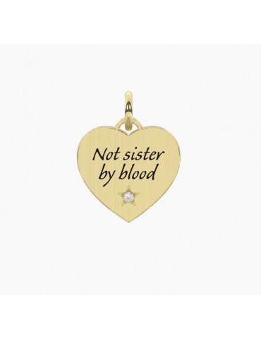 Ciondolo sister by heart- oro