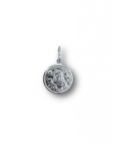 Medaglia S. Rita argento 13mm