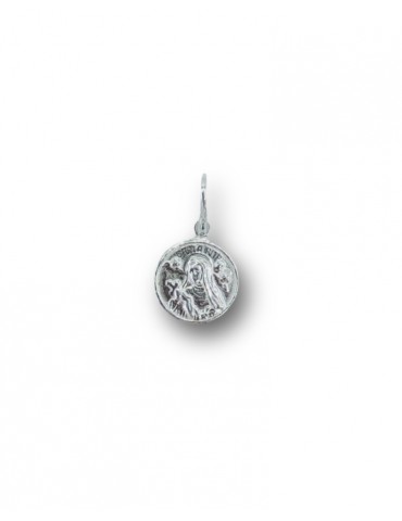 Medaglia S. Rita argento 10mm