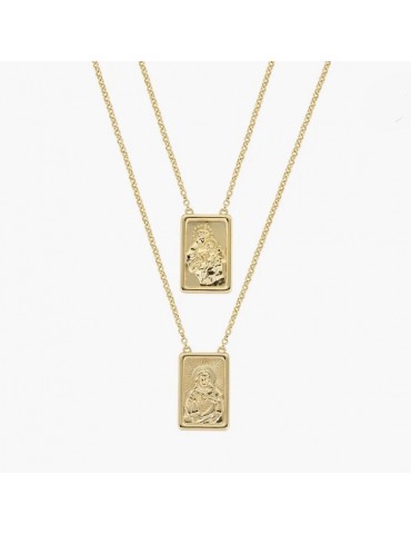 Collana scapolare dorata