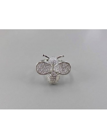 Anello ape grande pavé-...